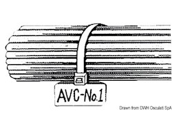 Fascetta in Nylon con placchetta