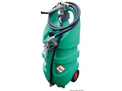 Serbatoio per benzina con ruote 110l omologato ADR