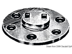 Tappo scarico ottone cromato 20 mm