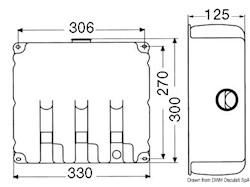 Lavavetri 9,7 l 2 pompe 12 V