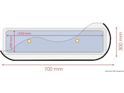 Zanzariera 700 x 300 mm