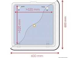 Zanzariera 600 x 600 mm