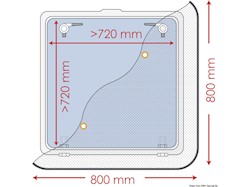 Zanzariera 800 x 800 mm