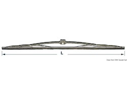 Spazzola inox Doga 600 mm