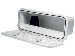 Tasca laterale portaoggetti con vano aperto