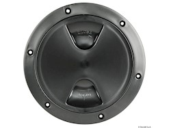 Tappo ispezione a vite nero 102 mm