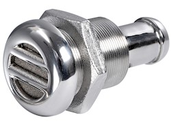 Sfiato carburante in acciaio inox AISI 316 lucidato a specchio con anti-allagamento