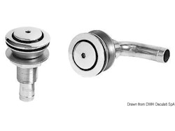 Sfiato carburante in acciaio inox AISI 316 fuso e lucidato a specchio