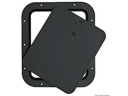 Portello estraibile nero 305 x 355 mm