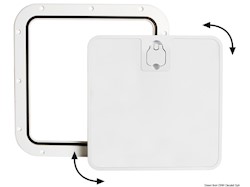 Portello estraibile bianco 375 x 375 mm