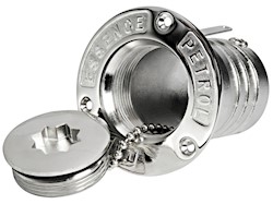 Tappo imbarco inox Diesel 54 mm