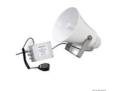 Tromba MARCO elettronica con amplificatore per imbarcazioni dai 20 ai 75 metri