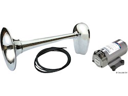 Tromba cromata omologata RINA fino a 20 m 24 V