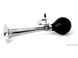 Tromba a pera Giapponese in ottone cromato