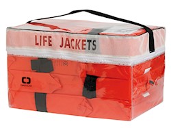 Contenitore per giubbotti salvagente