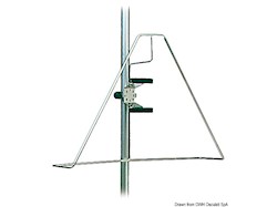 Supporto per salvagente a ferro di cavallo