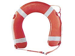 Salvagente a ferro di cavallo omologato D.M. 385/99