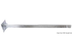 Palo acciaio zincato altezza 160 cm