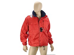 Giacca cerata autogonfiabile con cintura XL
