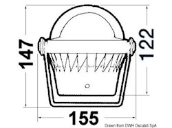 Bussola con staffa RIVIERA Zenit 3"