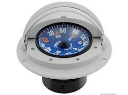 Bussola Riviera 3" con coperchio blu/grigia