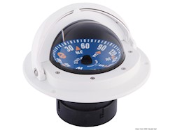 Bussola Riviera 3" con coperchio blu/bianca