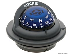 Bussola Ritchie Trek 2"1/4 incasso grigia/blu