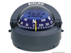 Bussola Ritchie Explorer 2"3/4 esterna grigia/blu