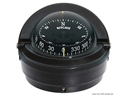Bussola Ritchie Voyager 3" esterna nera/nera