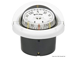 Bussola Ritchie Helmsman 3"3/4 inc. bianca front.