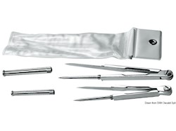 Compasso ottone cromato 180 mm