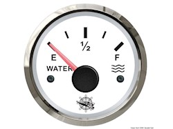 Indicatore livello acqua 240/33 ohm bianco/lucida