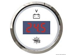 Voltmetro digitale 8/32 V bianco/lucida