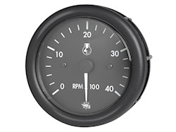 Contagiri nero diesel 12 V con contaore