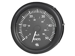 Spidometro 0-50 nodi 12 V nero