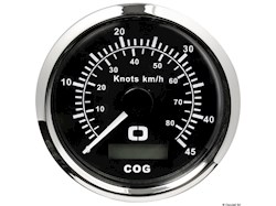 Log con bussola GPS nero/lucida