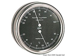 Termo/igrometro Barigo Orion quadrante nero