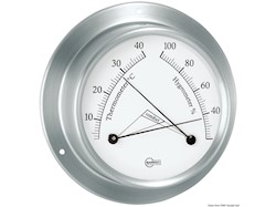 Igro/termometro Barigo Sky satinato/bianco