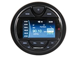 Radio da cruscotto con telecomando e antenna DAB inclusa