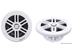 Coppia di casse stereo doppio cono bianche 6,5" - 2X120W