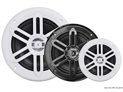 Coppia di casse stereo doppio cono nere 6,5" - 2X120W