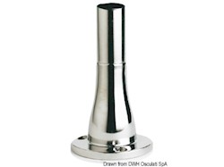 Base GLOMEX in acciaio inox AISI 316 lucidato