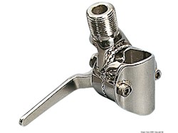 Base antenna per pulpito inox 22/25 mm