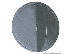 Pallone nero con Ø di mm 300