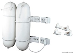 Serie di staffe per fissaggio parabordi