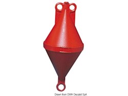 Gavitello bicono giallo 32x80 cm