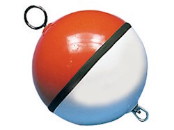 Boa sfera bianca/rossa piena 700 mm