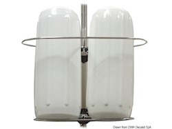 Porta parabordo pieghevole