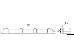 Protezione per pontile MEDIUM FENDER blu