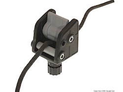 Musone con rullo e bloccacavo per cima ancora